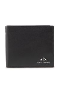 Armani Exchange Duży Portfel Męski 958098 CC845 00020 Czarny. Kolor: czarny. Materiał: skóra