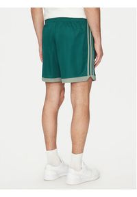 Adidas - adidas Szorty sportowe Mock Eyelet JP1101 Zielony Regular Fit. Kolor: zielony. Materiał: syntetyk. Styl: sportowy #3