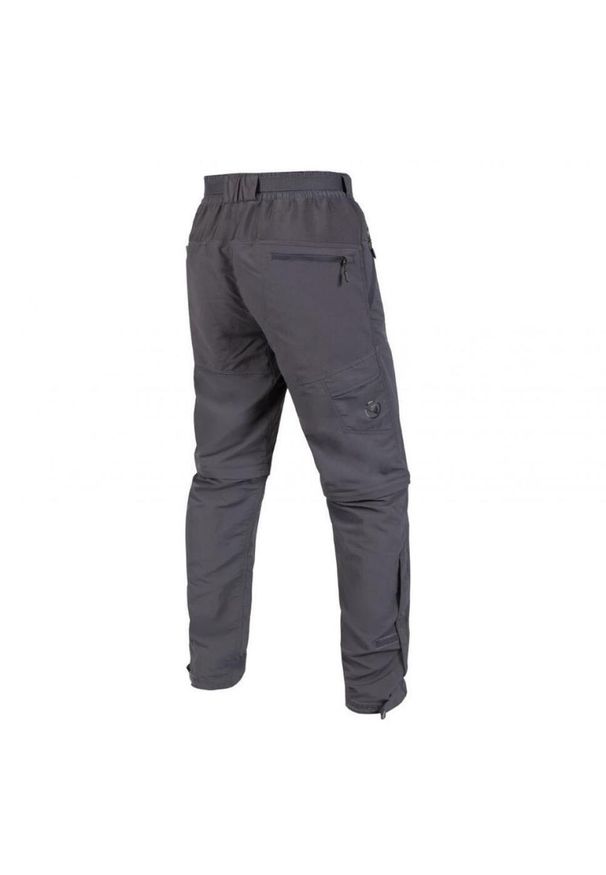 ENDURA - Spodnie rowerowe męskie Endura Hummvee Zip Off. Kolor: czarny. Sport: kolarstwo