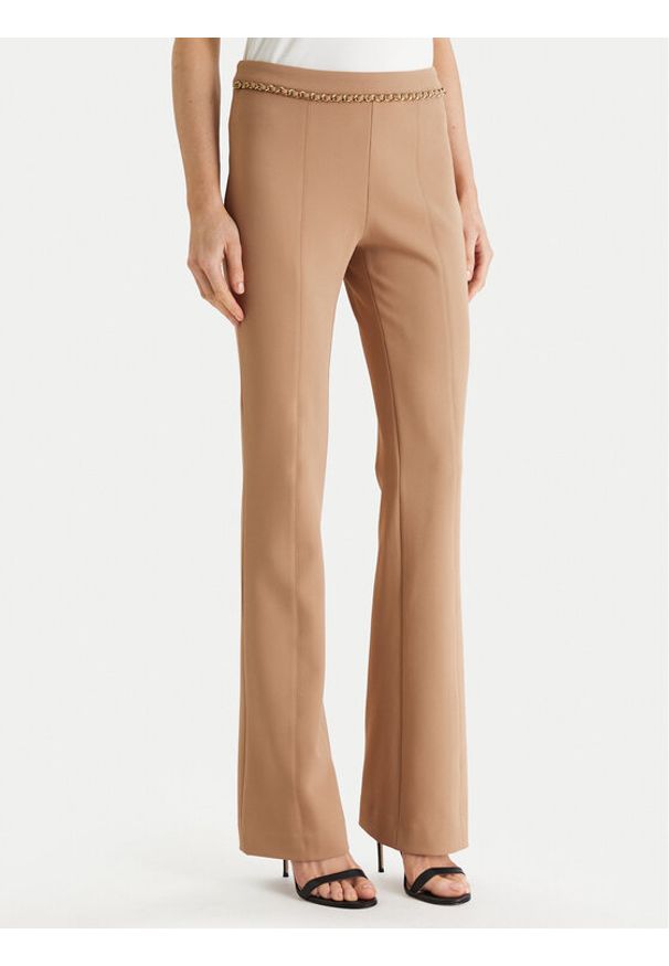 Marciano Guess Spodnie materiałowe 6RGB12 9373Z Beżowy Regular Fit. Kolor: beżowy. Materiał: syntetyk