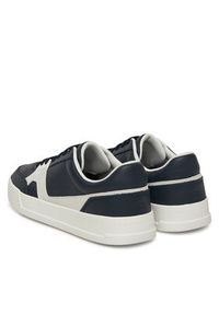 TOMMY HILFIGER - Tommy Hilfiger Sneakersy Th Court Craft Mix FM0FM05654 Granatowy. Kolor: niebieski. Materiał: skóra #3