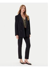 Marella Chinosy Opaco 2523136101 Czarny Slim Fit. Kolor: czarny. Materiał: syntetyk #3