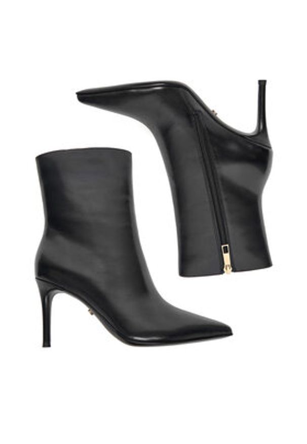 Gino Rossi Botki EO-GLC6306-6320-5 Czarny. Kolor: czarny. Materiał: skóra