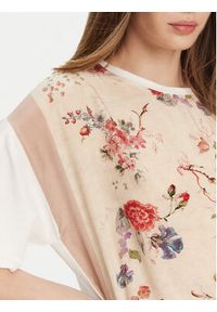 Weekend Max Mara T-Shirt Pampas 2515941082 Beżowy Relaxed Fit. Kolor: beżowy. Materiał: bawełna
