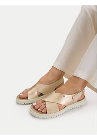 Go Soft Sandały LA3T9143-8 Złoty. Kolor: złoty. Materiał: materiał #4