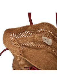 Manebi Torebka Basket Bag Weaving V 8.3 CK Brązowy. Kolor: brązowy #3