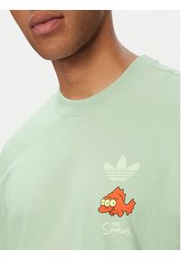 Adidas - adidas T-Shirt Blinky Graphic LG5062 Zielony Oversize. Kolor: zielony. Materiał: bawełna #3