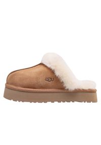 Ugg - Buty do chodzenia dla dorosłych UGG Disquette Slipper Chestnut. Kolor: brązowy. Materiał: skóra. Sport: turystyka piesza #1