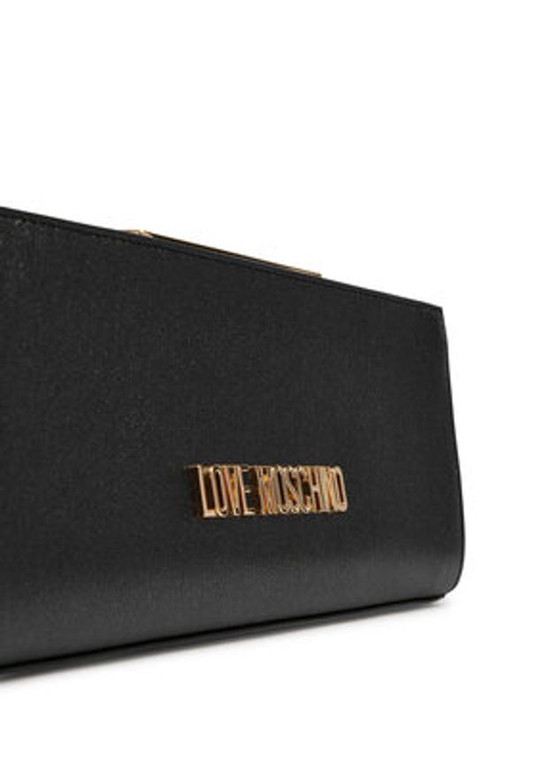 Love Moschino - LOVE MOSCHINO Torebka JC4144PP1OLS0000 Czarny. Kolor: czarny. Materiał: skórzane