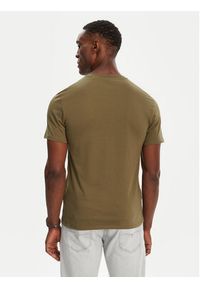 Guess T-Shirt M2YI37 I3Z14 Zielony Slim Fit. Kolor: brązowy. Materiał: bawełna #3