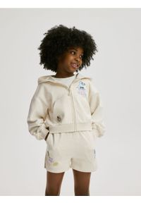 Reserved - Szorty Lilo i Stitch - beżowy. Kolor: beżowy. Materiał: bawełna #1