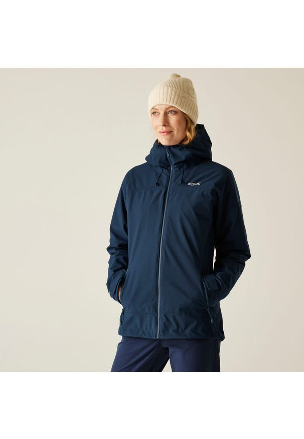 Regatta - Kurtka damska 3 w 1 Wentwood. Kolor: niebieski. Materiał: tkanina, puch. Sport: turystyka piesza