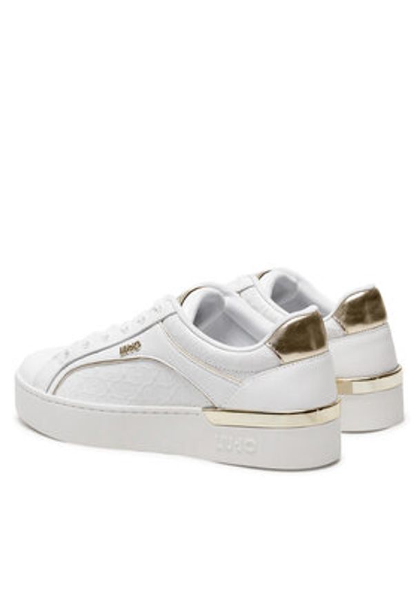Liu Jo Sneakersy Silvia 97 BF4019 PX143 Biały. Kolor: biały. Materiał: skóra