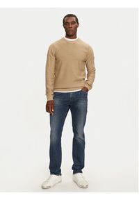 JOOP! Jeans Sweter 15 JJK-09Oweno 30042563 Beżowy Modern Fit. Kolor: beżowy. Materiał: bawełna #4