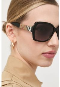 Burberry Okulary przeciwsłoneczne 0BE4160 damskie kolor czarny. Kolor: czarny #1