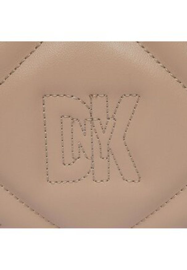DKNY Torebka Crosstown Camera Bag R33EKY48 Beżowy. Kolor: beżowy. Materiał: skórzane