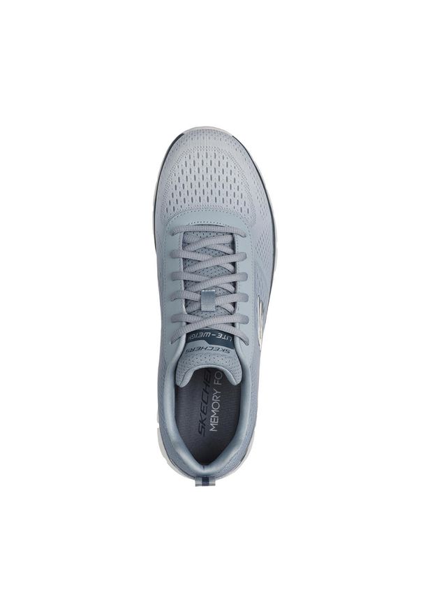 skechers - Buty do chodzenia męskie Skechers 232399LTGY. Zapięcie: sznurówki. Kolor: szary. Materiał: tkanina. Szerokość cholewki: normalna. Sport: turystyka piesza