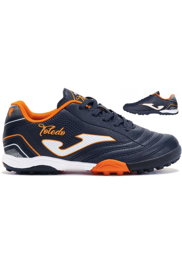 Buty piłkarskie dziecięce Joma Toledo JR TF. Kolor: niebieski. Sport: piłka nożna