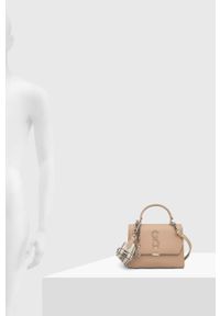 Steve Madden torebka Blattuca kolor beżowy SM13000782. Kolor: beżowy. Wzór: paski #3