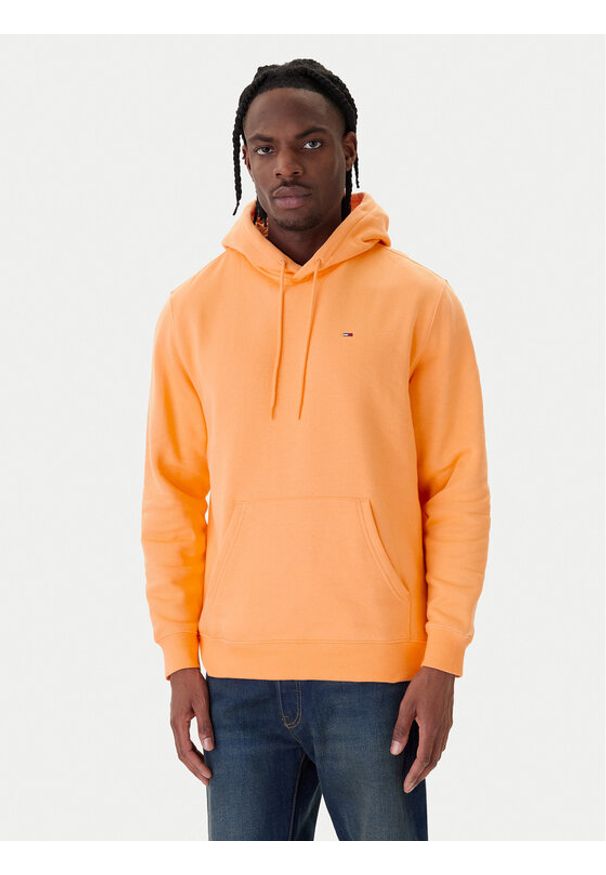Tommy Jeans Bluza DM0DM20742 Pomarańczowy Regular Fit. Kolor: pomarańczowy. Materiał: bawełna
