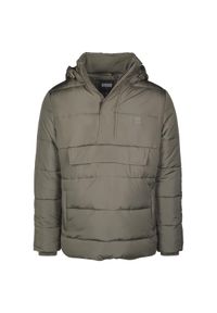 Urban Classics - Urban classic pull over parka. Okazja: na co dzień. Kolor: zielony. Sezon: zima. Styl: casual #1