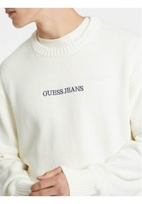 Guess Jeans Sweter M4BR31 Z3HM1 Écru Regular Fit. Materiał: bawełna