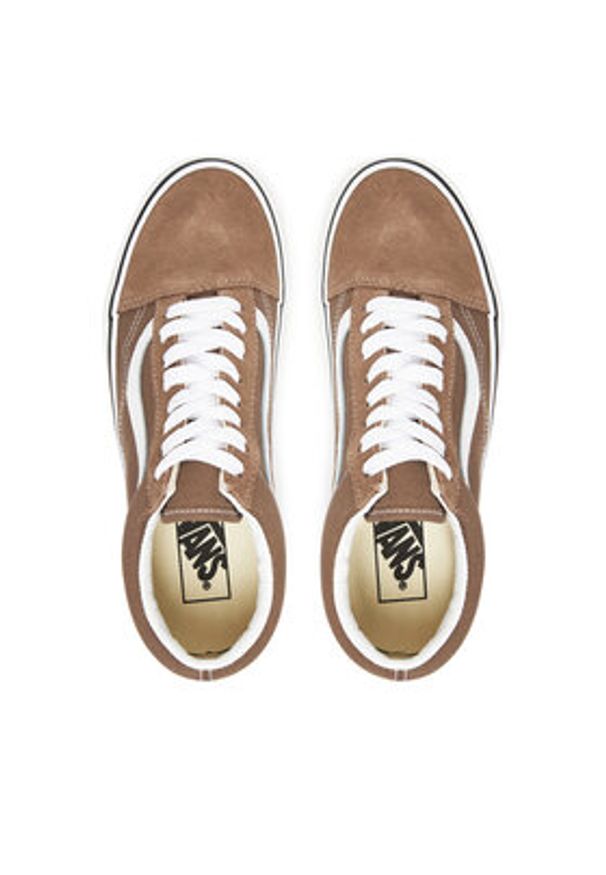 Vans Tenisówki Old Skool VN000D7Z1NU1 Brązowy. Kolor: brązowy. Materiał: materiał