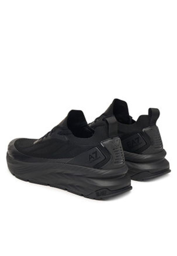 EA7 Emporio Armani Sneakersy 7X000343 AF18639 MC513 Czarny. Kolor: czarny. Materiał: materiał