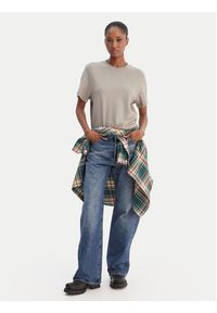 G-Star RAW - G-Star Raw T-Shirt D28730-D976 Beżowy Regular Fit. Kolor: beżowy. Materiał: bawełna #2