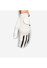 INESIS - Rękawica do golfa damska Inesis WW oddychająca dla praworęcznych. Kolor: biały. Materiał: materiał, lycra, mesh, zamsz. Sport: golf