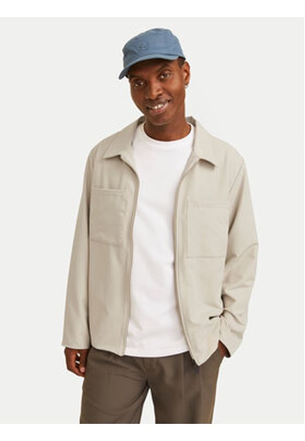 Jack & Jones Kurtka przejściowa Perfect 12270677 Beżowy Regular Fit. Kolor: beżowy. Materiał: syntetyk