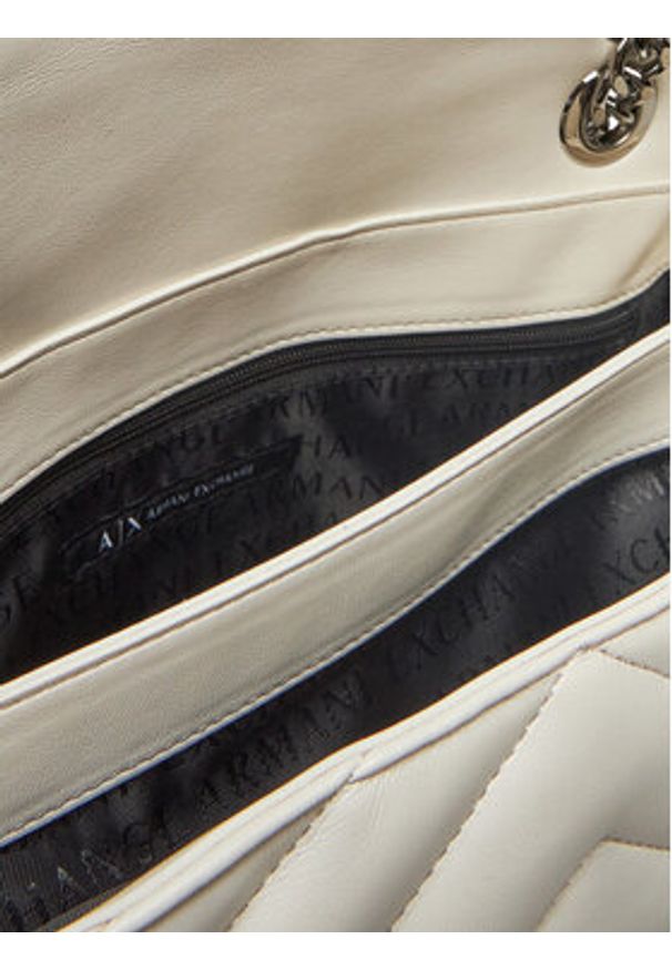 Armani Exchange Torebka 949122 4R742 14212 Biały. Kolor: biały. Materiał: skórzane