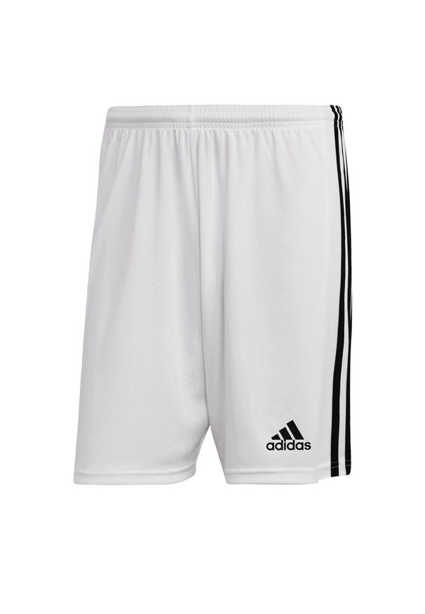 Adidas - Spodenki piłkarskie męskie adidas Squadra 21 Short. Kolor: czarny, wielokolorowy, biały. Materiał: poliester. Sport: piłka nożna