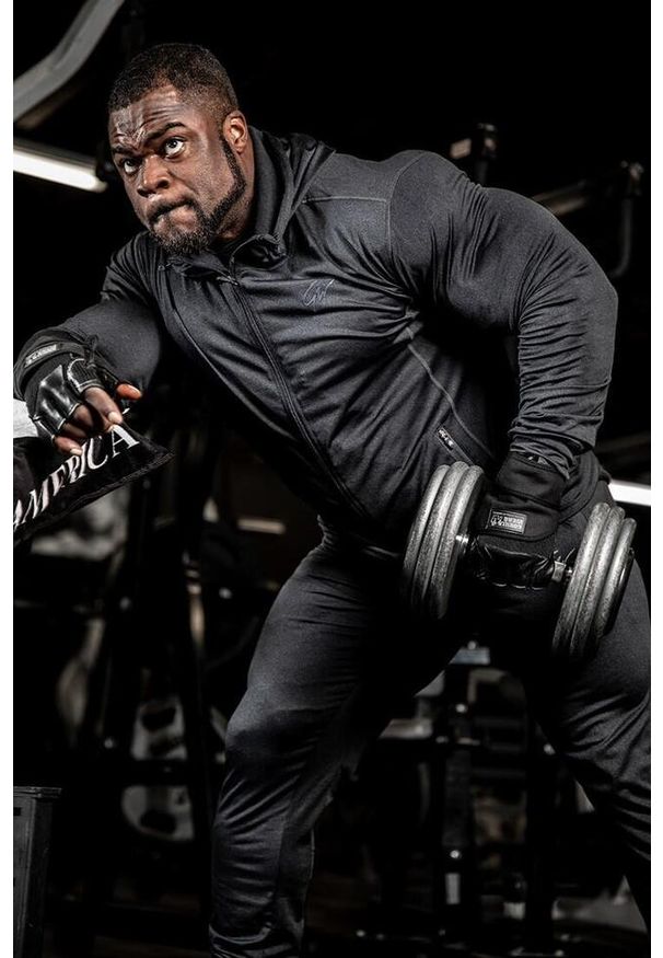 GORILLA WEAR - Glendo Spodnie - Antracytowy. Kolor: brązowy, wielokolorowy, szary. Sport: fitness