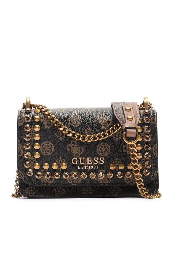 Torebka Guess. Kolor: brązowy