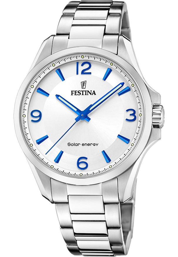 Zegarek Festina Zegarek męski Festina F20656-1 srebrny. Kolor: srebrny