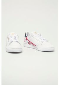 adidas Originals - Buty skórzane Continental 80 FY5096. Nosek buta: okrągły. Zapięcie: sznurówki. Kolor: biały. Materiał: skóra #2