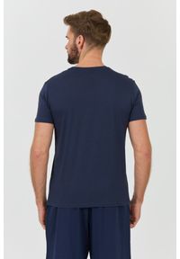 Emporio Armani - EMPORIO ARMANI Granatowy t-shirt basique. Kolor: niebieski #3