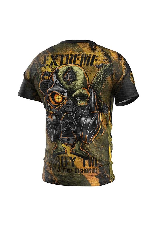 Koszulka Techniczna Sportowa Męska EXTREME HOBBY DBD. Kolor: czarny. Materiał: elastan, poliester. Długość rękawa: krótki rękaw. Długość: krótkie. Sport: fitness, kolarstwo
