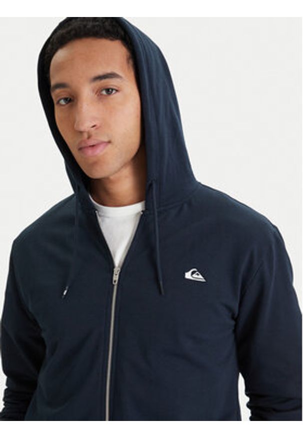 Quiksilver Bluza EQYFT04952 Granatowy Regular Fit. Kolor: niebieski. Materiał: bawełna