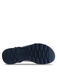 Clarks Sandały Amanda Tealite 26171128 Granatowy. Kolor: niebieski. Materiał: skóra, nubuk
