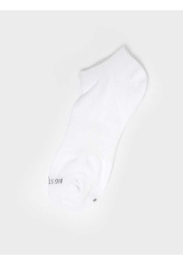 Big-Star - Stopki męskie bawełniane białe Niko 101. Kolor: biały. Materiał: bawełna