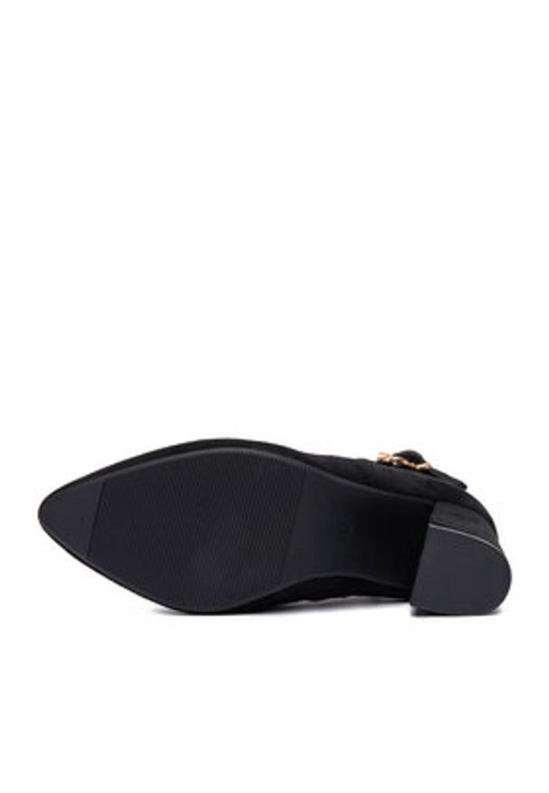 DeeZee Botki HX18052A-61 Czarny. Kolor: czarny. Materiał: materiał