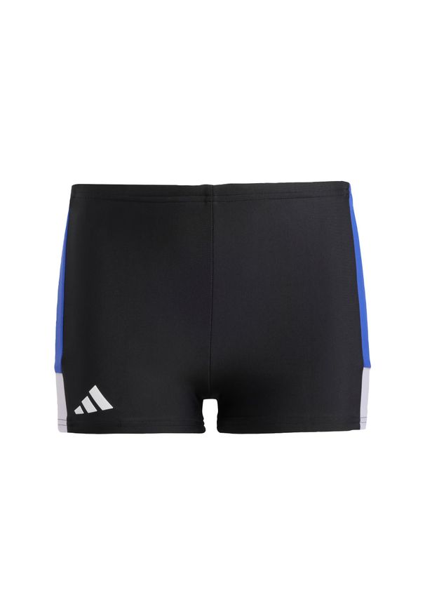 Adidas - Bokserki Colorblock 1-Inch Swim Kids. Kolor: czarny, fioletowy, wielokolorowy, niebieski. Materiał: materiał