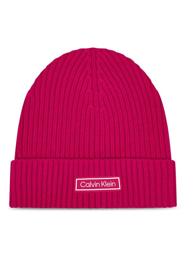 Czapka Calvin Klein. Kolor: różowy