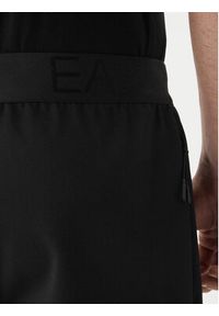 EA7 Emporio Armani Spodnie dresowe 7M001336 AF16658 UC001 Czarny Regular Fit. Kolor: czarny. Materiał: syntetyk #4
