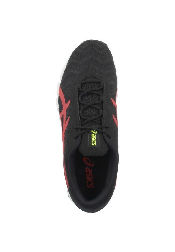 Buty do biegania męskie Asics Gel-quantum 180 5. Zapięcie: sznurówki. Kolor: czarny. Materiał: materiał. Szerokość cholewki: normalna