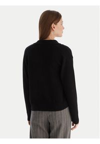 Marella Kardigan Blazer 2525346032 Czarny Regular Fit. Kolor: czarny. Materiał: wełna #2