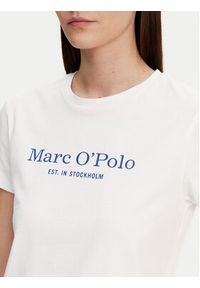 Marc O'Polo T-Shirt 502 2293 51055 Biały Regular Fit. Typ kołnierza: polo. Kolor: biały. Materiał: bawełna #5