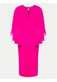 Joseph Ribkoff Sukienka koktajlowa 242731 Różowy Slim Fit. Kolor: różowy. Materiał: syntetyk. Styl: wizytowy #4